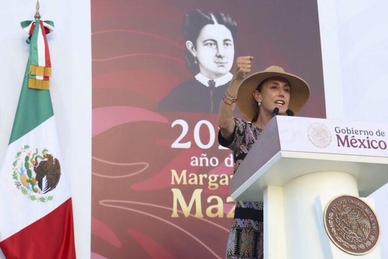 Claudia Sheinbaum destaca logros en Veracruz ante calumnias