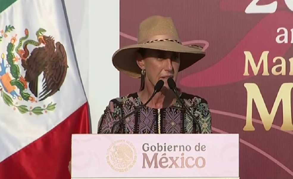 Claudia Sheinbaum presenta su segundo informe en Boca del Río