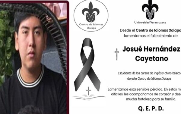 Confirman muerte de estudiante de la UV tras 14 días desaparecido