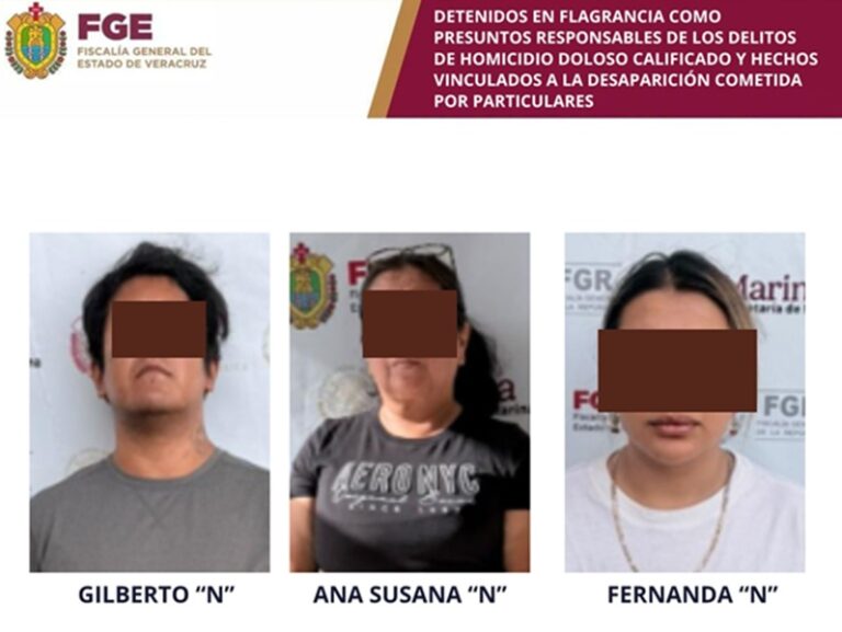 Detenidos tres implicados en muerte de menor en Xalapa