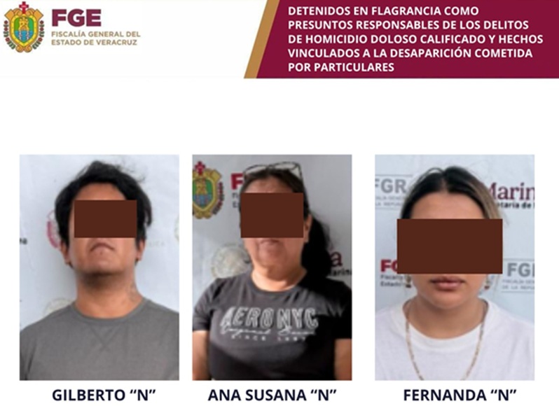 Detenidos tres implicados en muerte de menor en Xalapa