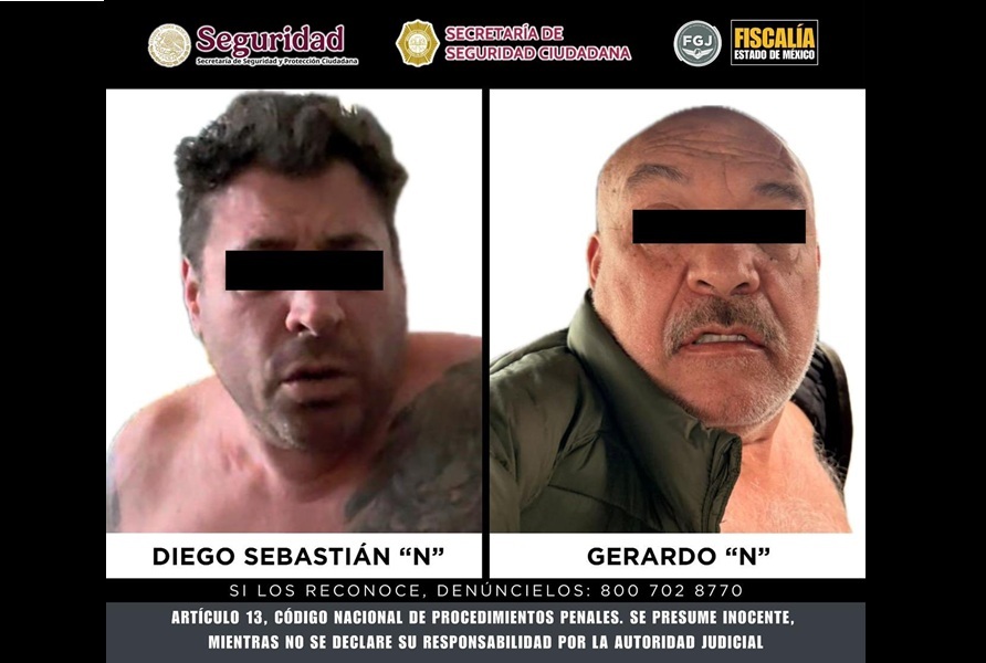 Detienen a dos por multihomicidio de músico en Atizapán