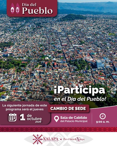 Día del Pueblo se celebrará en el Palacio Municipal