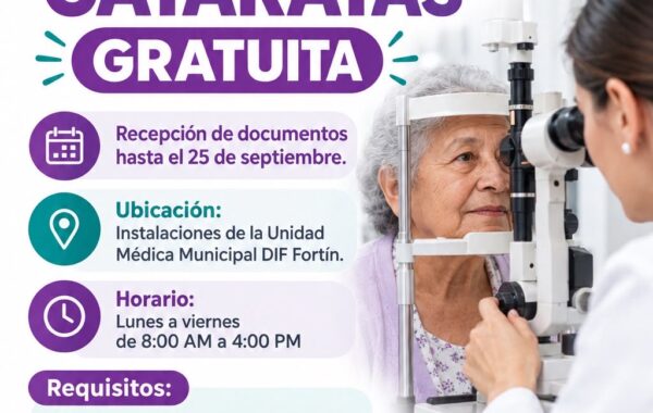 DIF Fortín mantiene abierta inscripción para cirugía de cataratas