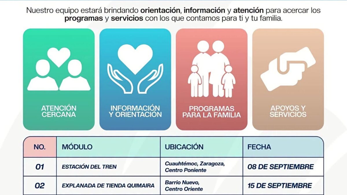 DIF Río Blanco llevará servicios a familias en módulo itinerante
