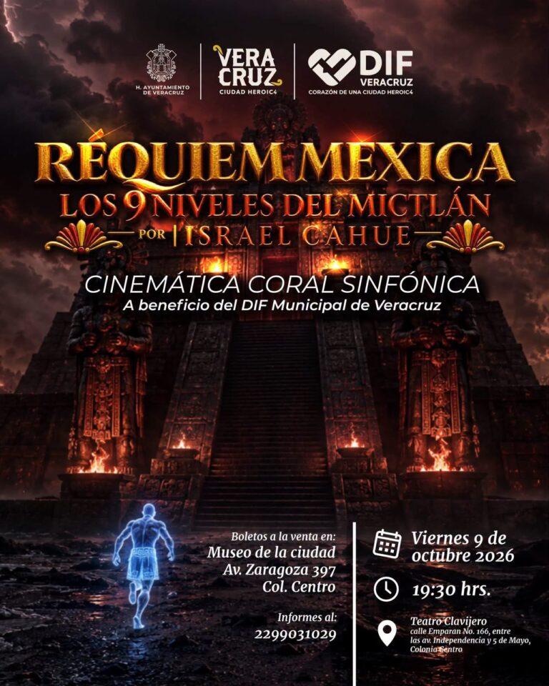 DIF Veracruz presenta concierto RÉQUIEM MEXICA por el Día de Muertos