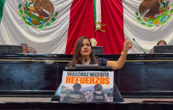 Elena Córdova pide apoyo federal para la seguridad en Veracruz