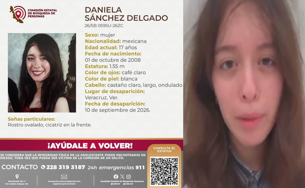 Estudiante de UV niega haber estado desaparecida