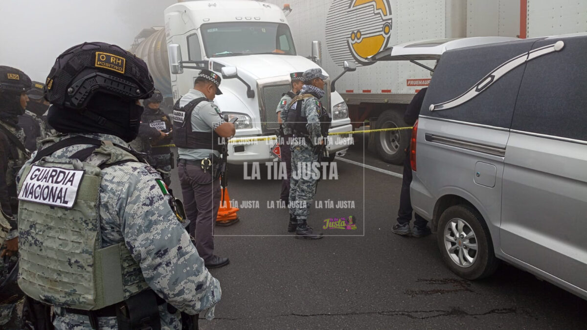 Fallece operador de pipa en la autopista Orizaba-Puebla