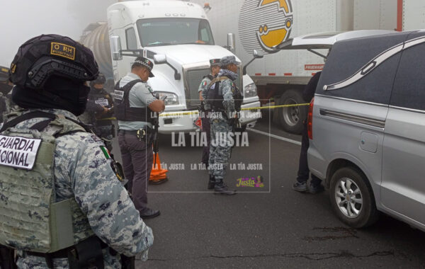 Fallece operador de pipa en la autopista Orizaba-Puebla