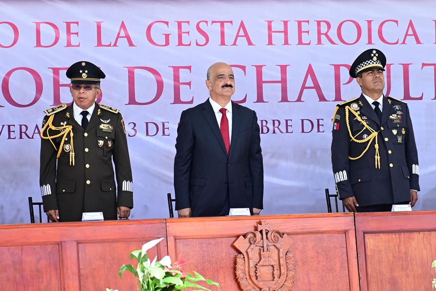 Fuerzas Armadas reafirman compromiso en aniversario de Niños Héroes