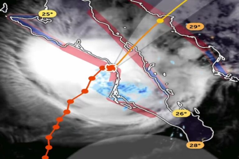 Huracán Polo impacta Baja California Sur con vientos de 175 km/h