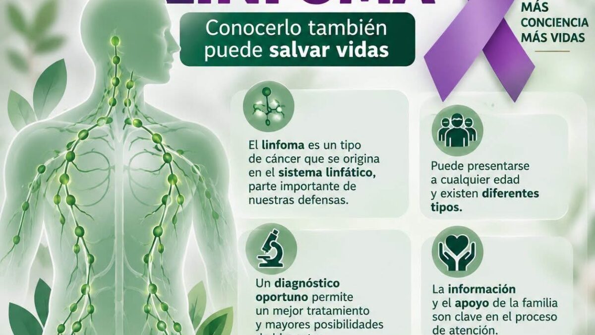 IMSS Veracruz Sur alerta sobre síntomas del linfoma