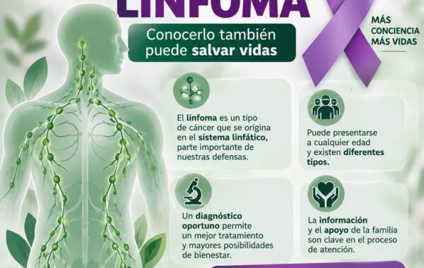 IMSS Veracruz Sur alerta sobre síntomas del linfoma