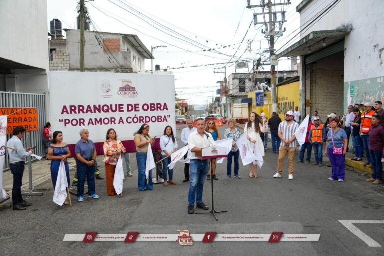 Inicia rehabilitación de la avenida 5 en Córdoba