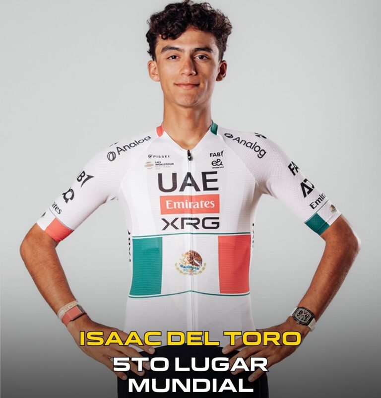 Isaac del Toro logra quinto lugar en Mundial de Ciclismo