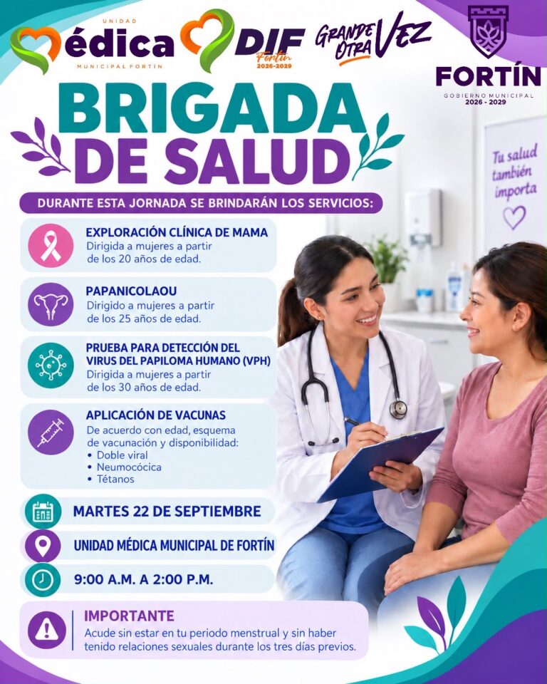 Jornada de salud gratuita en Fortín el 22 de septiembre