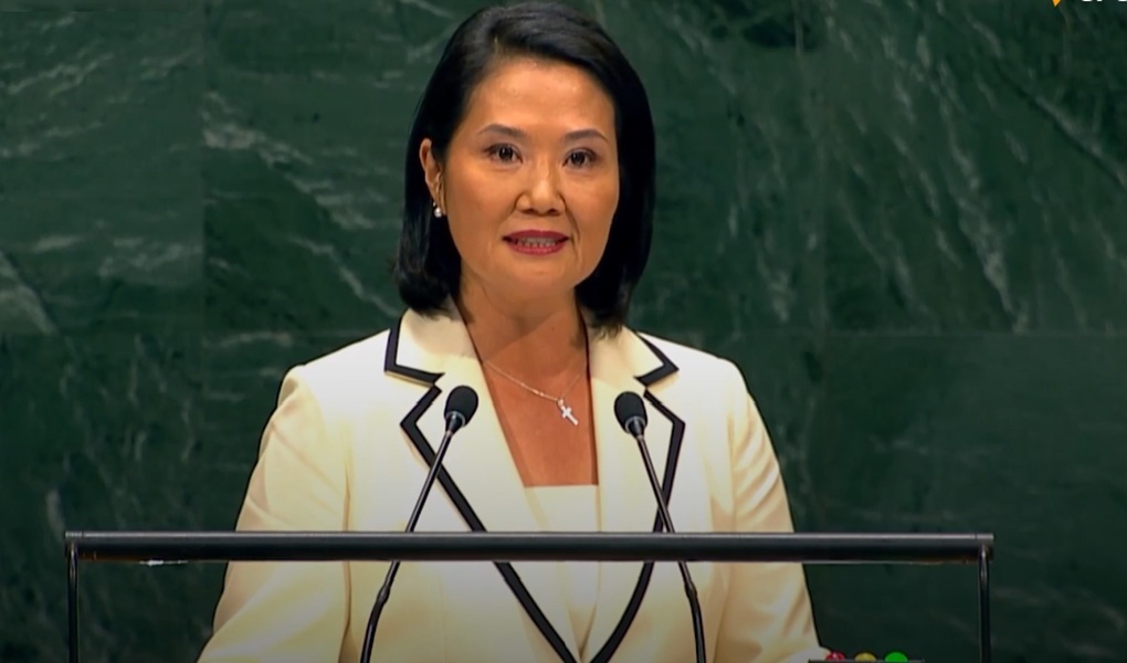 Keiko Fujimori expone estrategia contra crimen organizado en la ONU