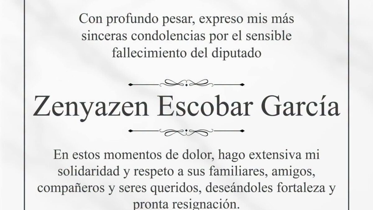 Lamenta gobernadora de Veracruz fallecimiento de Zenyazen Escobar
