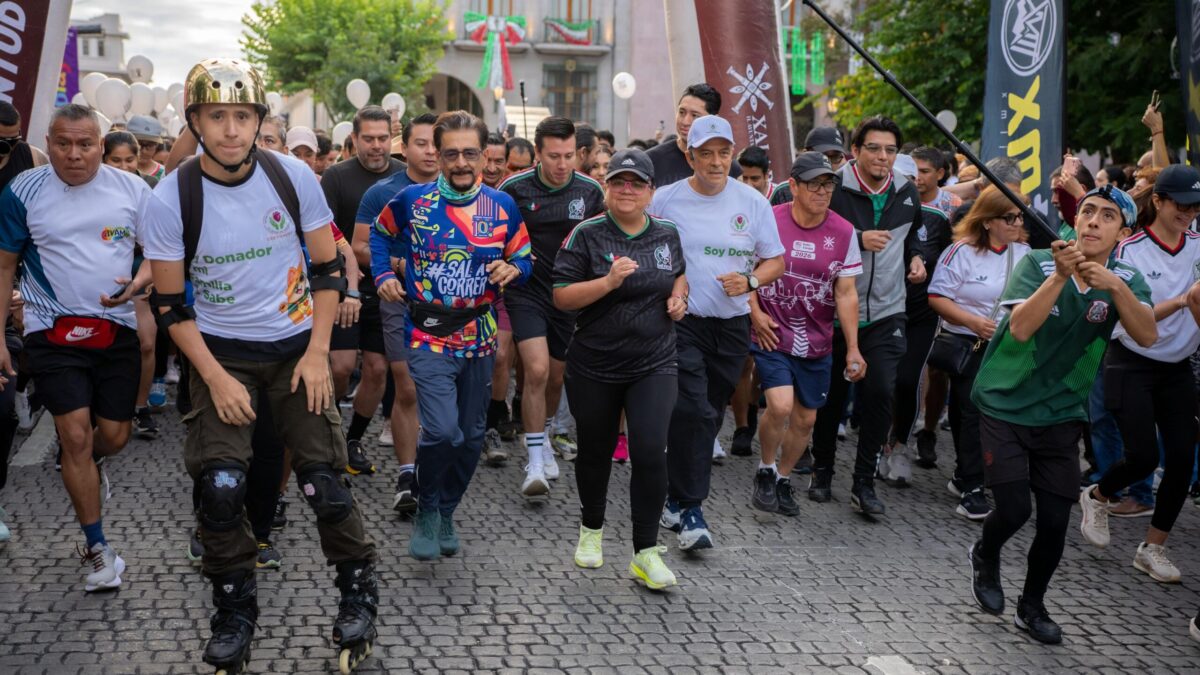 Más de 2 mil jóvenes participan en Social Run por donación de órganos