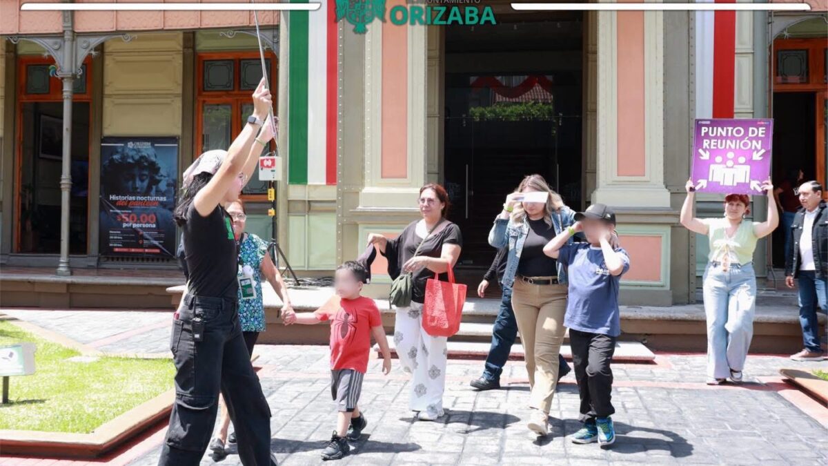 Orizaba realiza exitoso segundo simulacro nacional de sismo