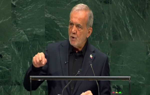 Pezeshkian critica a EU y Israel en la ONU