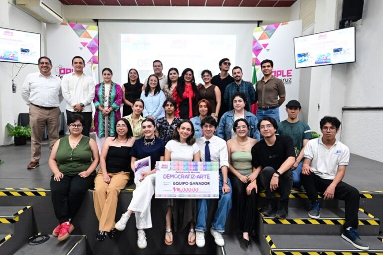 Premian murales que promueven democracia juvenil en Veracruz