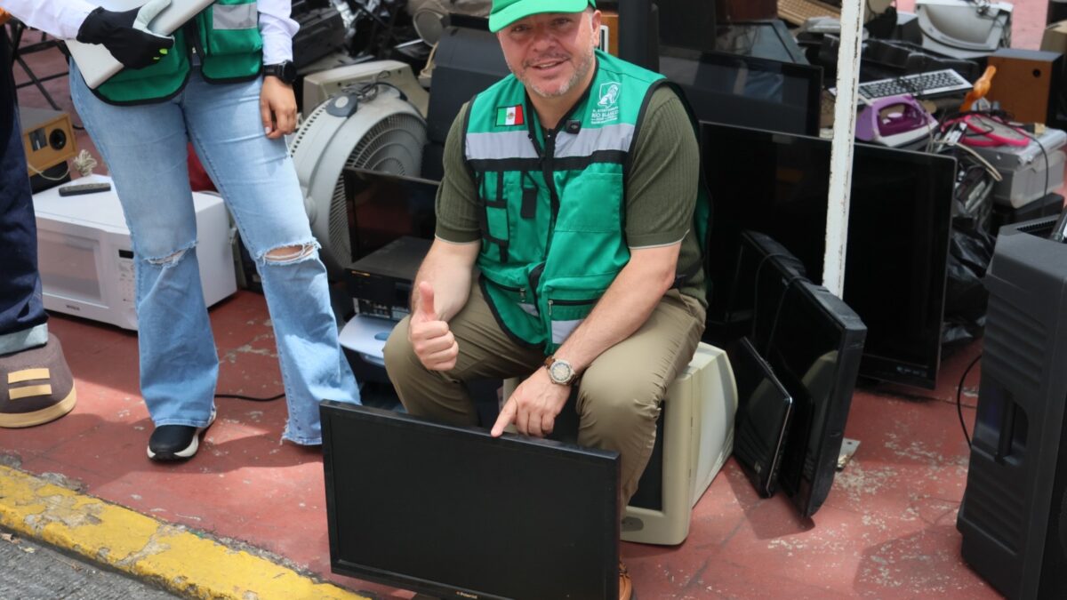 Río Blanco recolecta 4.5 toneladas de residuos electrónicos