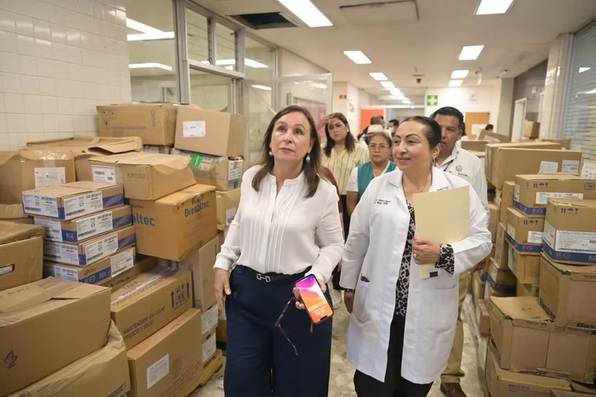 Rocío Nahle revisa hospitales en Altas Montañas de Veracruz