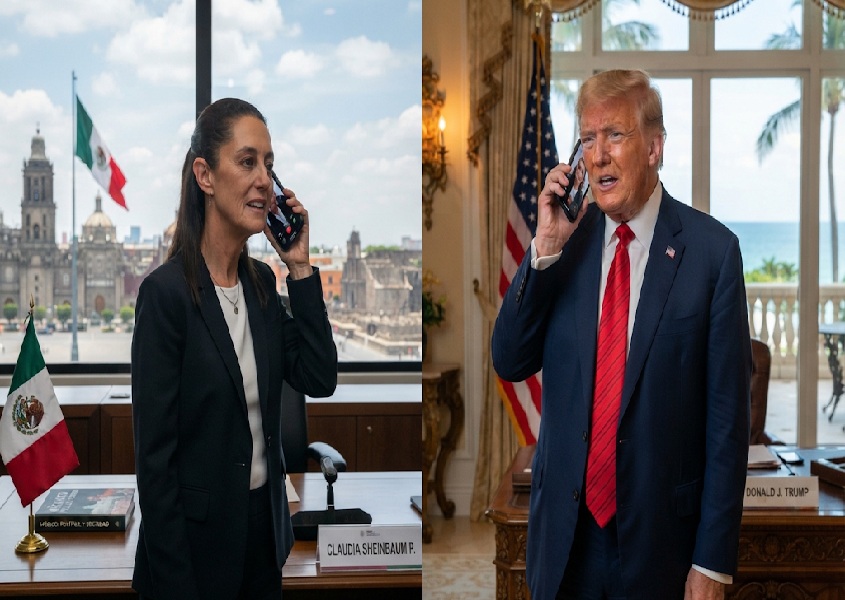 Sheinbaum y Trump dialogan sobre comercio y seguridad