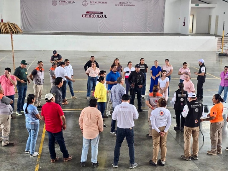 Supervisan refugios temporales en Veracruz ante temporada de lluvias