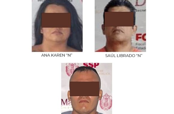 Tres detenidos por secuestro y extorsión en Xalapa