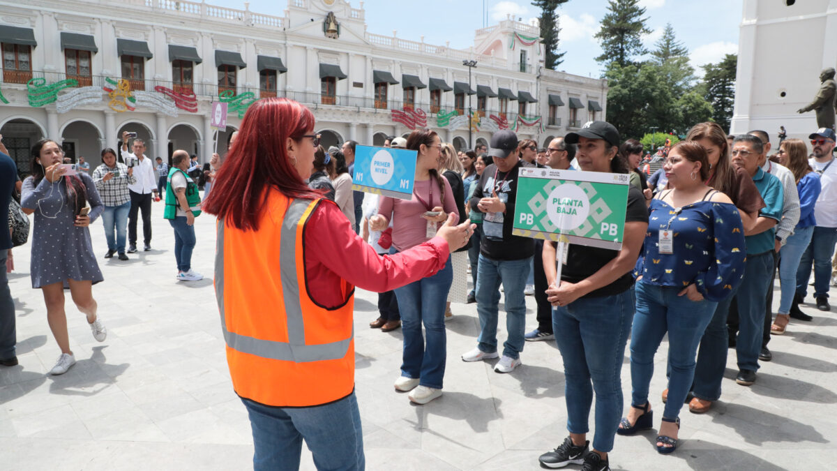 Veracruz registra amplia participación en simulacro nacional 2026