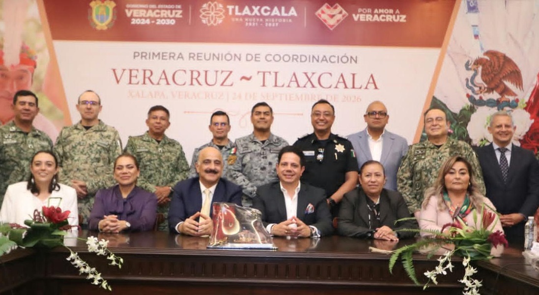 Veracruz y Tlaxcala establecen mesa de seguridad conjunta