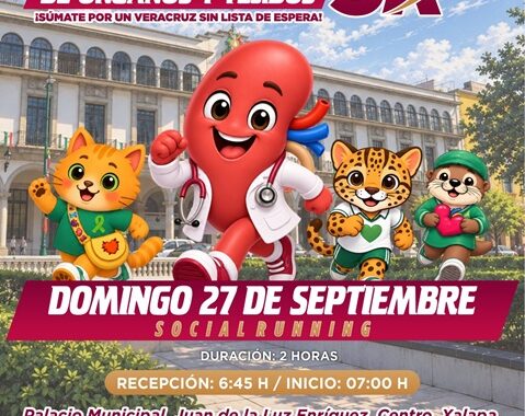 Xalapa organiza carrera para fomentar donación de órganos