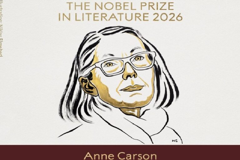 Anne Carson recibe el Nobel de Literatura 2026
