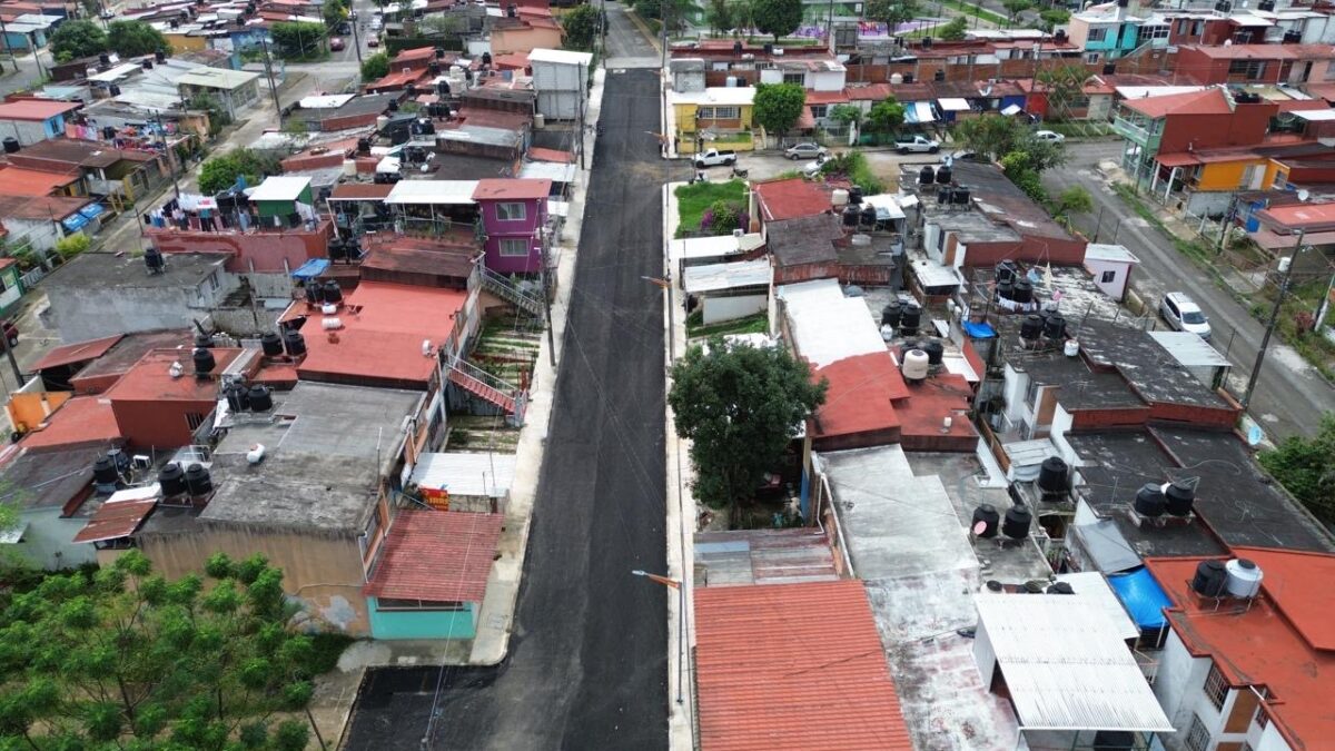Avanza obra en calle Coscomatepec de San Marcial