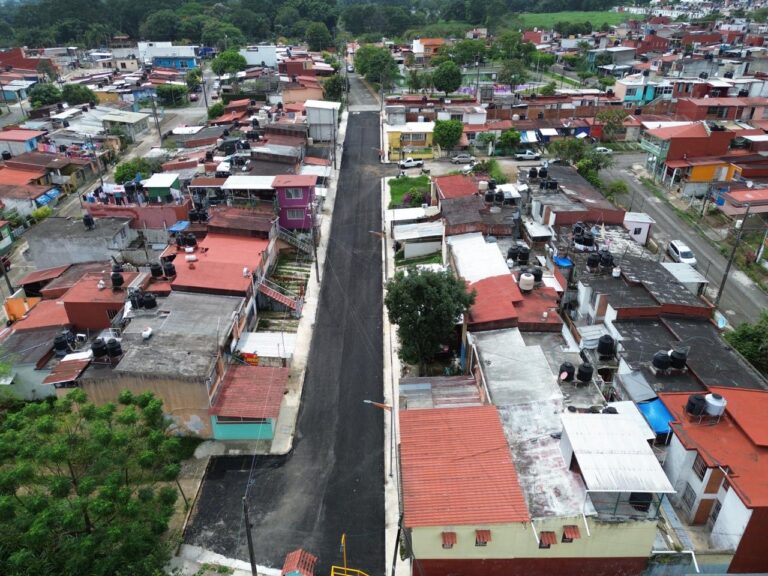 Avanza obra en calle Coscomatepec de San Marcial