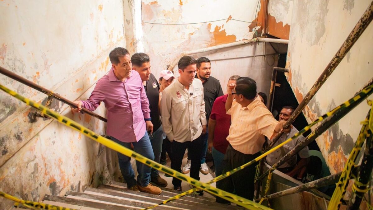 Avanza rehabilitación del mercado 5 de febrero en San Andrés Tuxtla