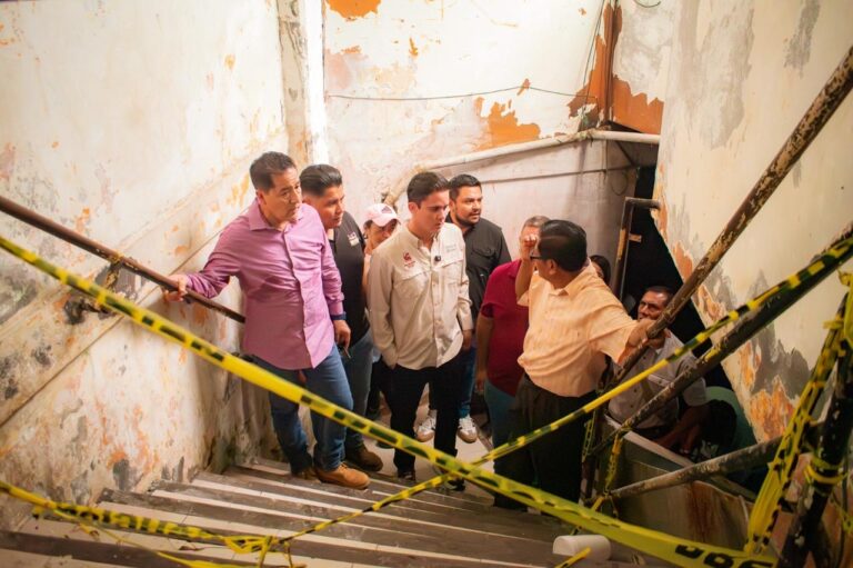 Avanza rehabilitación del mercado 5 de febrero en San Andrés Tuxtla