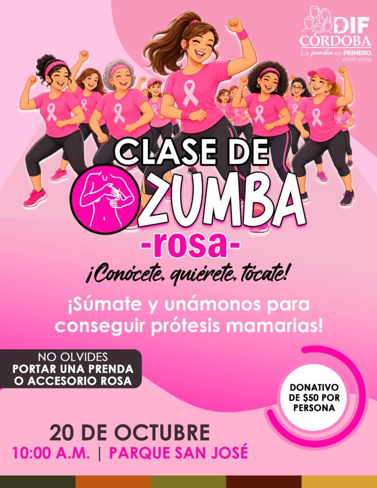 Clase de Zumba Rosa apoyará a sobrevivientes de cáncer de mama