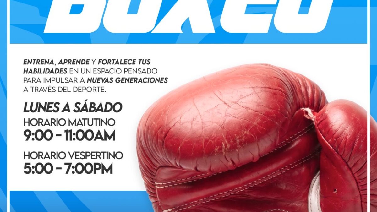 Clases gratuitas de boxeo en Río Blanco