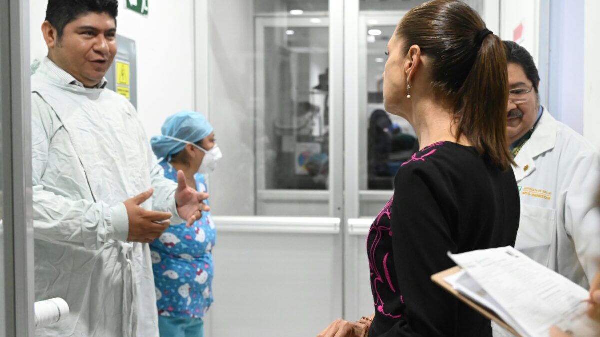 Claudia Sheinbaum inicia gira para modernizar el sistema de salud