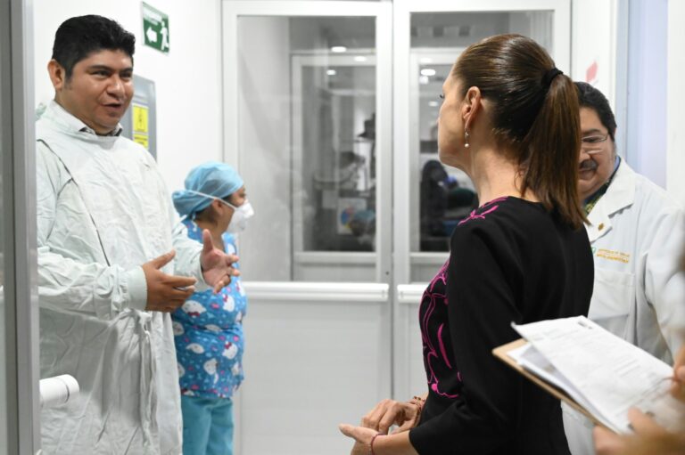 Claudia Sheinbaum inicia gira para modernizar el sistema de salud