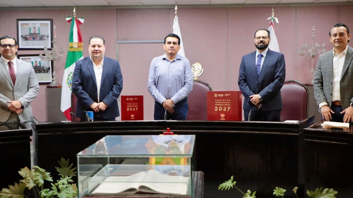 Congreso de Veracruz recibe proyecto de presupuesto 2027