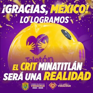 Construcción del CRIT en Minatitlán avanza con apoyo social
