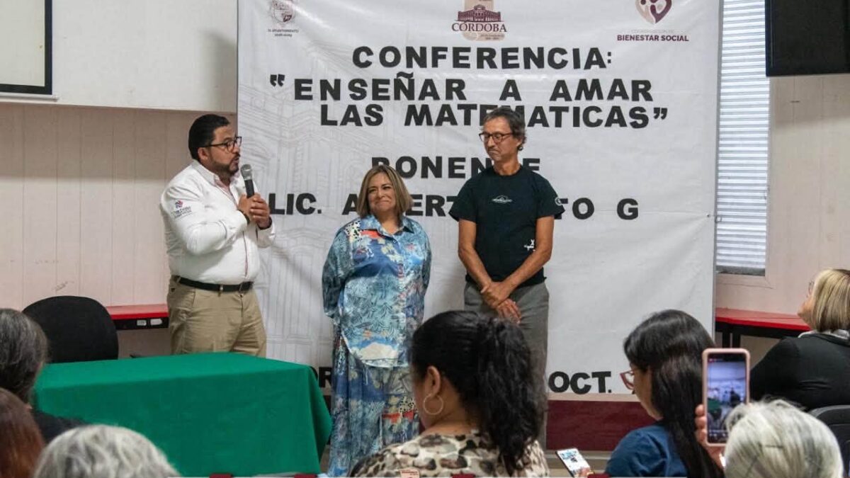 Córdoba promueve enseñanza de matemáticas con conferencia para docentes