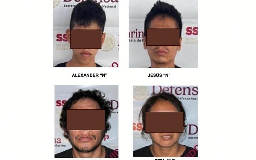 Cuatro detenidos por extorsión y secuestro en Poza Rica