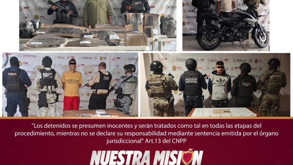 Detenciones y aseguramientos en operativos de seguridad