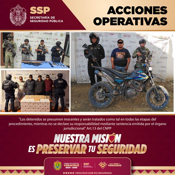 Detienen a 27 personas en operativos de seguridad